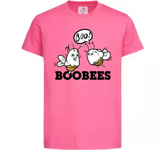 Детская футболка boobees Ярко-розовый фото