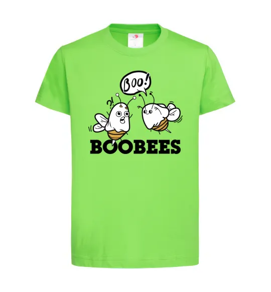 Детская футболка boobees Лаймовый фото