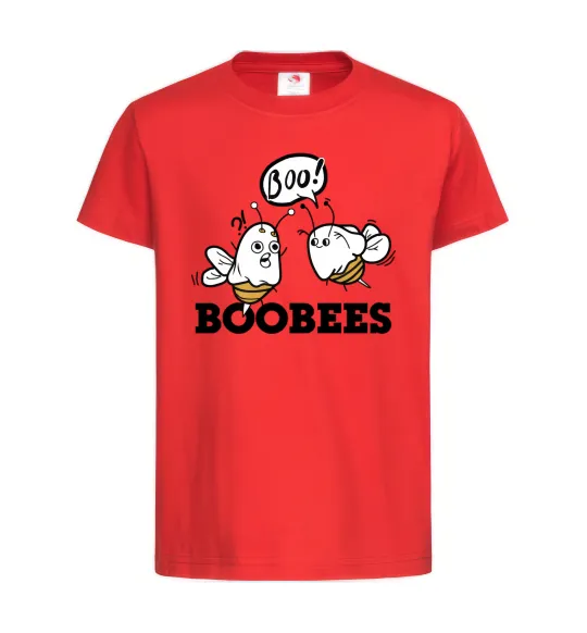 Детская футболка boobees Красный фото