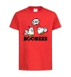 Детская футболка boobees Красный фото