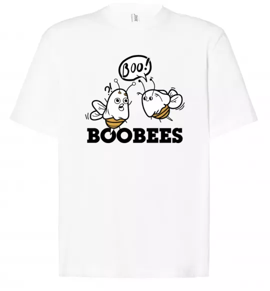 Футболка Оверсайз boobees Білий фото