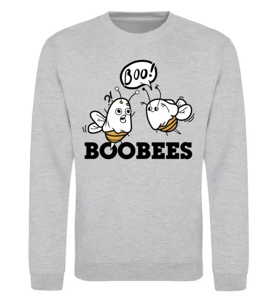 Світшот boobees Сірий меланж фото