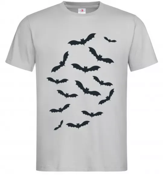 Чоловіча футболка bats Сірий фото