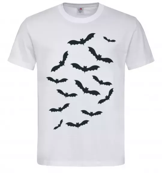 Чоловіча футболка bats Білий фото