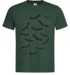 Чоловіча футболка bats Темно-зелений фото