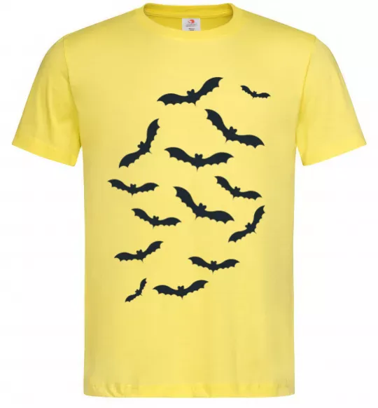 Чоловіча футболка bats Лимонний фото