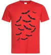 Чоловіча футболка bats Червоний фото