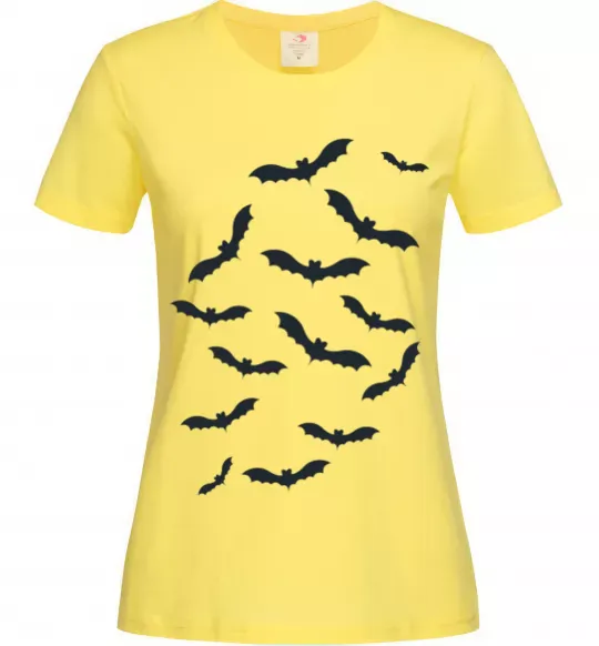 Женская футболка bats Лимонный фото