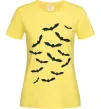 Женская футболка bats Лимонный фото