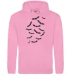 Мужская толстовка (худи) bats Розовый фото