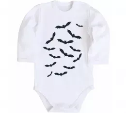 Детский боди bats Белый фото