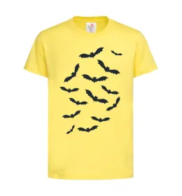 Детская футболка bats Лимонный фото