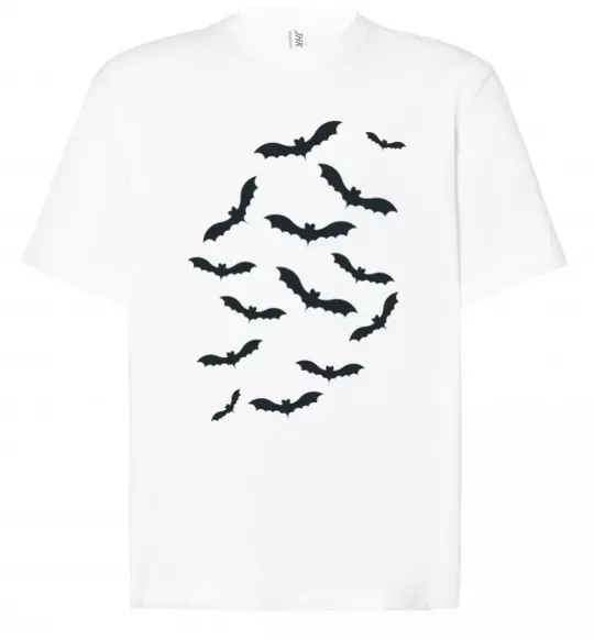 Футболка Оверсайз bats Белый фото