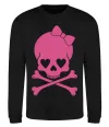Свитшот skull girl Черный фото
