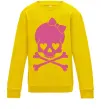 Детский Свитшот skull girl Солнечно желтый Детский Свитшот skull girl Солнечно желтый фото