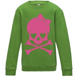 Дитячий світшот skull girl