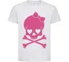 Детская футболка skull girl Белый Детская футболка skull girl Белый фото