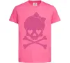 Детская футболка skull girl Ярко-розовый Детская футболка skull girl Ярко-розовый фото