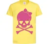 Детская футболка skull girl Лимонный Детская футболка skull girl Лимонный фото