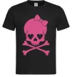 Мужская футболка skull girl Черный Мужская футболка skull girl Черный фото