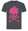 Мужская футболка skull girl Графит Мужская футболка skull girl Графит фото
