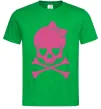 Мужская футболка skull girl Зеленый Мужская футболка skull girl Зеленый фото