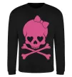 Свитшот skull girl Черный фото