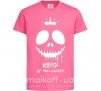 Детская футболка King of halloween Ярко-розовый фото