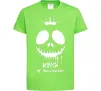 Дитяча футболка King of halloween Лаймовий Дитяча футболка King of halloween Лаймовий фото