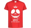 Дитяча футболка King of halloween Червоний Дитяча футболка King of halloween Червоний фото