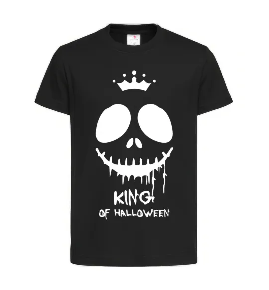 Детская футболка King of halloween Черный фото