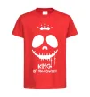 Детская футболка King of halloween Красный фото