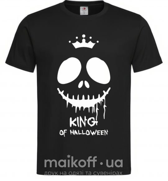 Чоловіча футболка King of halloween Чорний фото