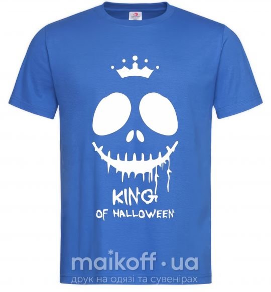 Чоловіча футболка King of halloween Яскраво-синій фото