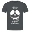 Мужская футболка King of halloween Графит фото