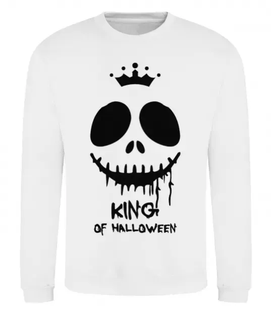 Свитшот King of halloween Белый фото