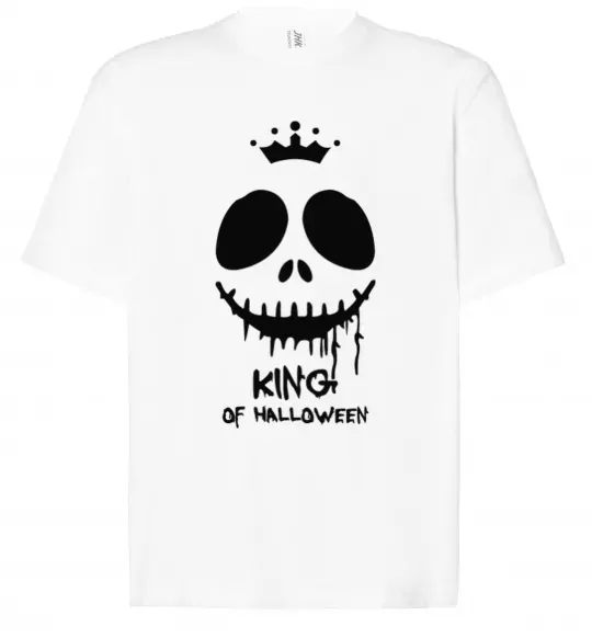 Футболка Оверсайз King of halloween Белый фото