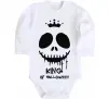 Дитячий бодік King of halloween Білий фото