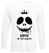 Лонгслів King of halloween Білий фото