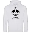 Жіноча толстовка (худі) Queen of halloween Сірий меланж фото