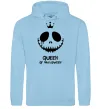 Женская толстовка (худи) Queen of halloween Голубой фото