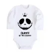 Дитячий бодік Queen of halloween Білий фото