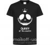 Дитяча футболка Queen of halloween Чорний фото