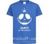 Детская футболка Queen of halloween Ярко-синий фото