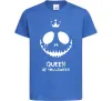 Дитяча футболка Queen of halloween Яскраво-синій фото