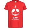 Дитяча футболка Queen of halloween Червоний фото