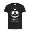 Детская футболка Queen of halloween Черный фото