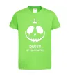Детская футболка Queen of halloween Лаймовый фото