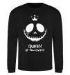 Світшот Queen of halloween Чорний фото