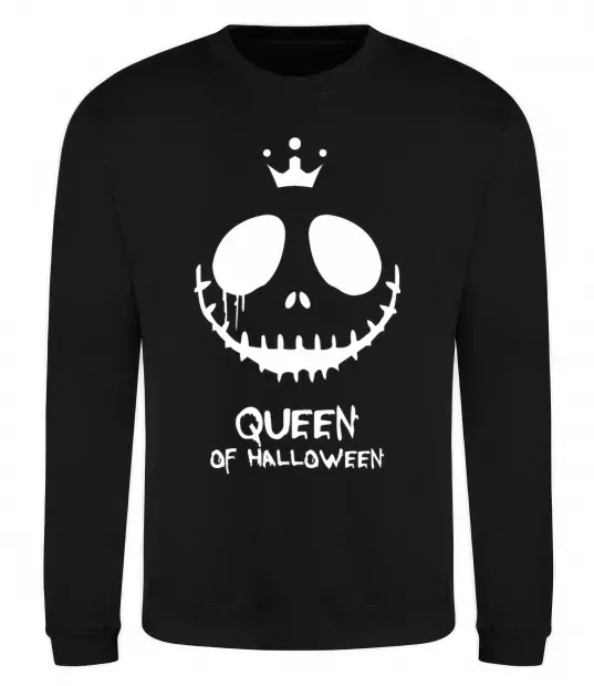 Свитшот Queen of halloween Черный фото